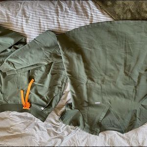Figs Green Zamora jogger scrub set! Xs/xsp RARE.